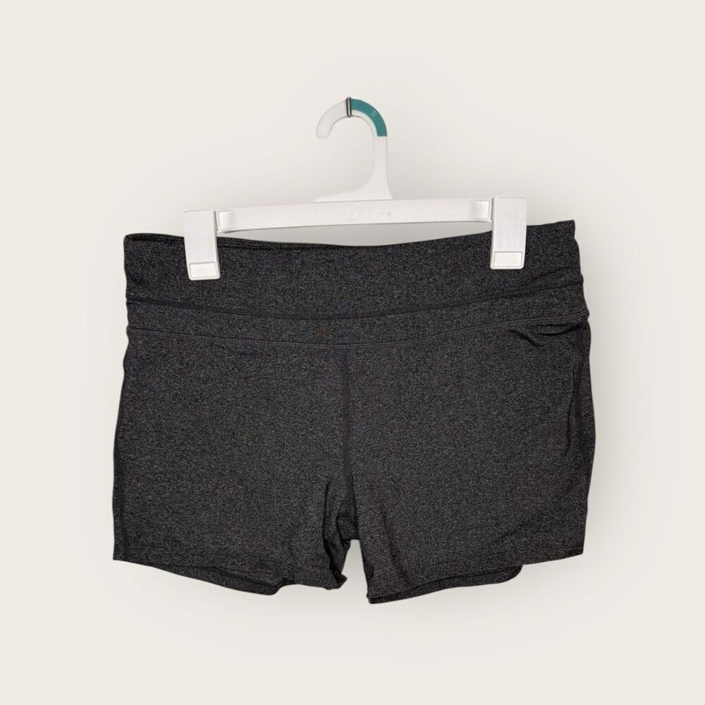 PrAna‎ Women’s Mid Rise Bike Shorts Heathered Gray Size Large